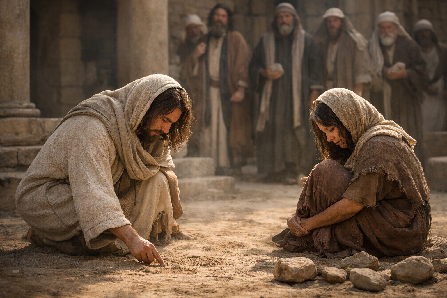 Woman Caught in Adultery Meaning: John 8 Explained