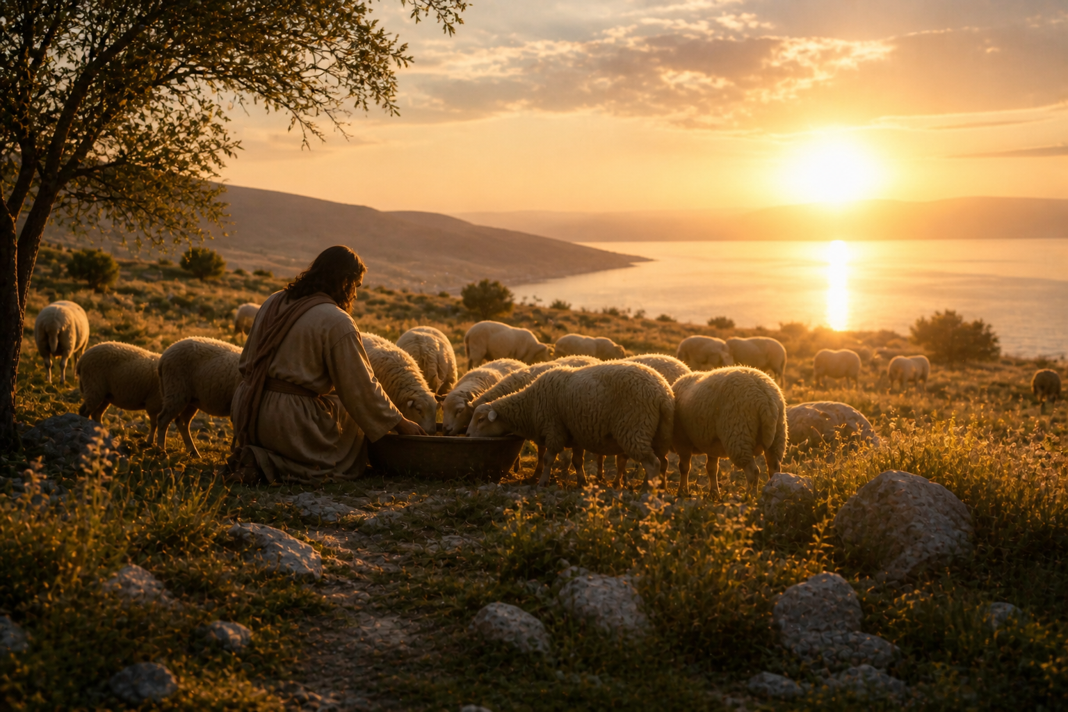 What Does “Feed My Sheep” Mean? The Greek Words Boskō and Poimainō in John 21:15-17